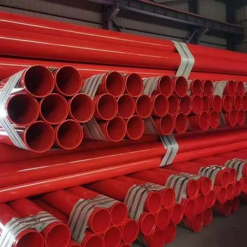 鄂尔多斯涂塑钢管的摩擦阻力比较小的原因